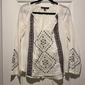 Stitch pattern blouse